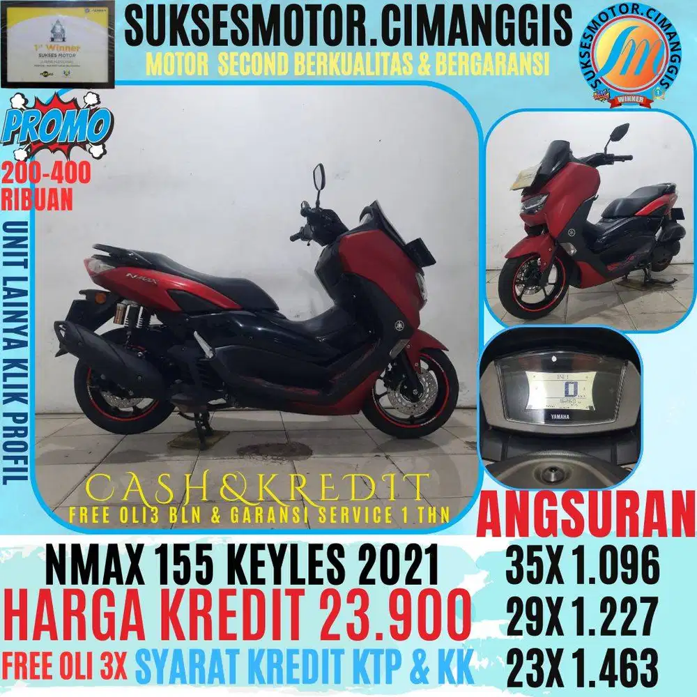 NMAX 155 KEYLES CASHBACK UP TO 700 RIBUAN FREE OLI 3 BLN KLIK PROMONYA