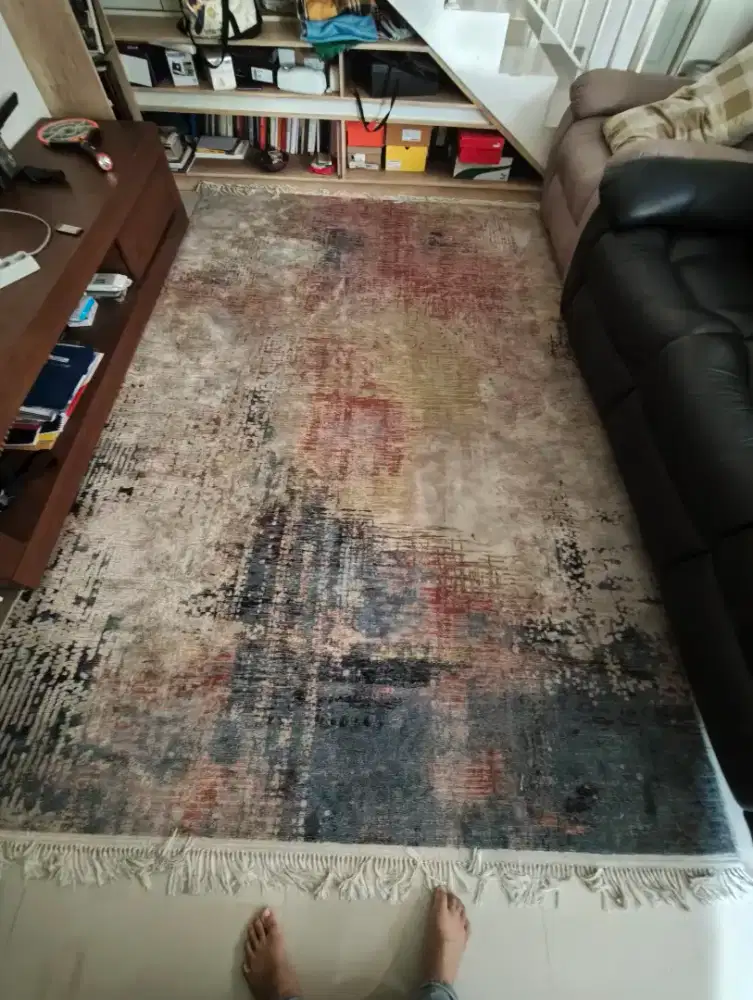 Karpet Iran Solomon Carpet Ukuran 2 x 3 Motif Abstrak