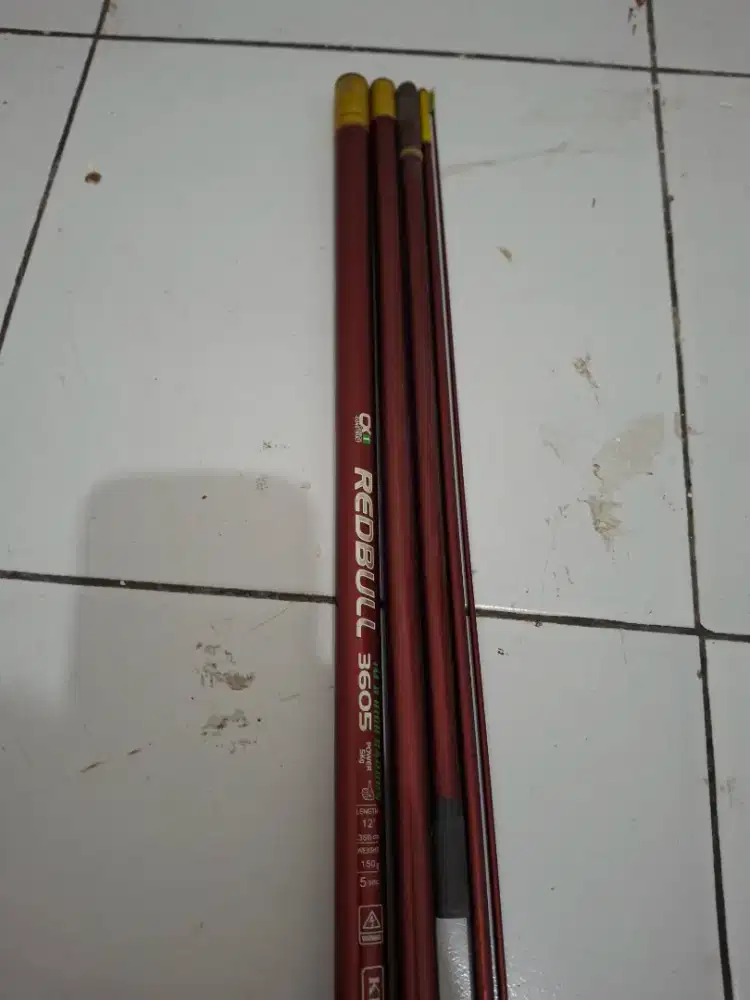 Joran pancing redbull