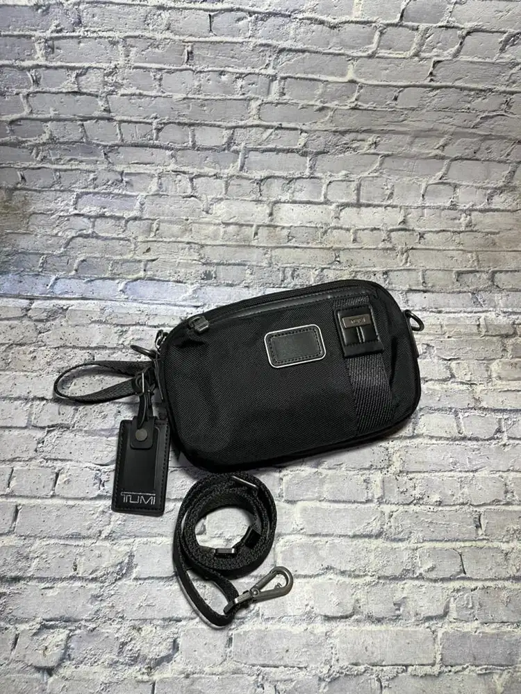 Handbag Tumi pria kanvas
