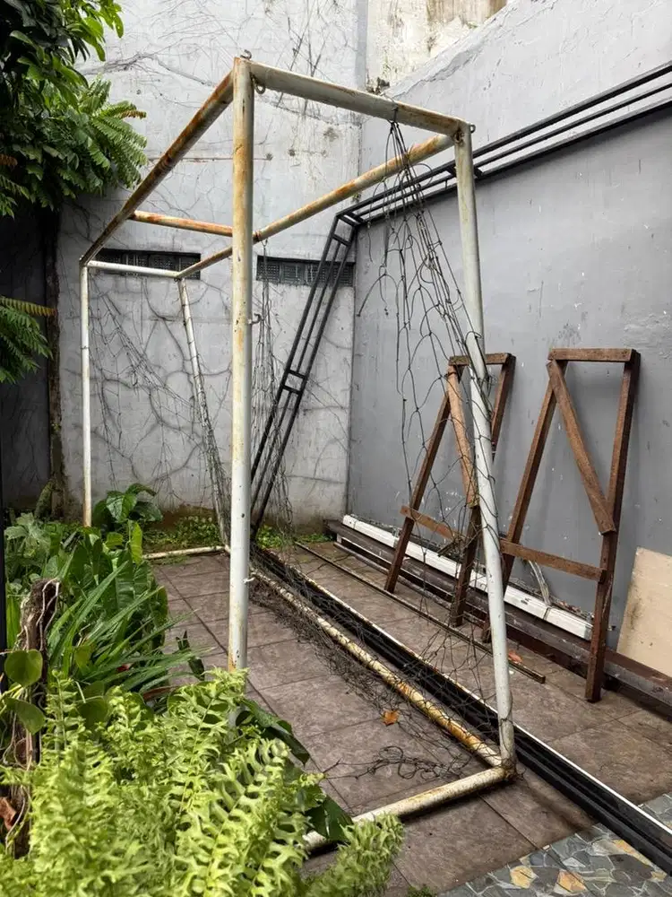 Gawang besi Mini Soccer/futsal 3x2m