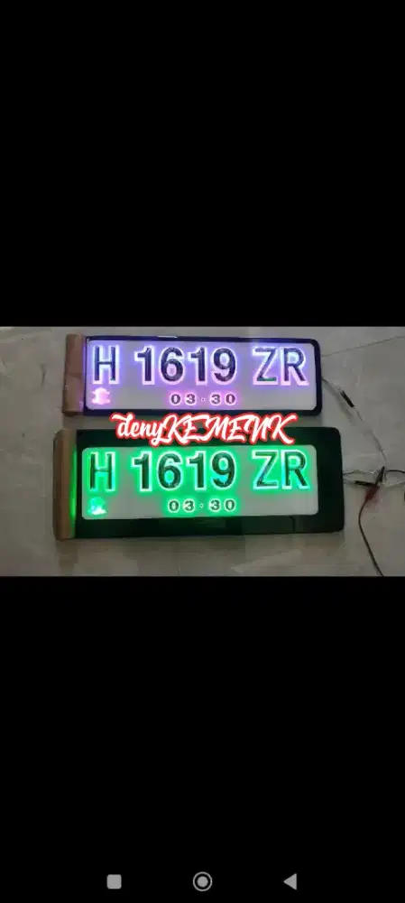 Variasi Plat Acrylik Nyala Semarang