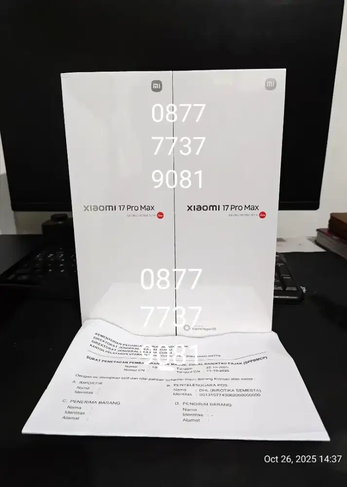Xiaomi 17 Pro Max 16/512 GB - Hijau - Bayar Pajak IMEI Terdaftar