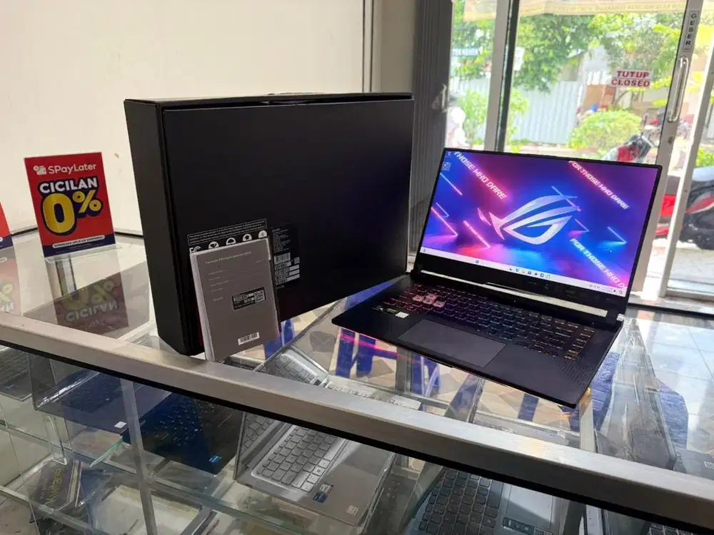 ROG STRIX RYZEN 7 6800H RTX3050 FULSET GARANSI 1 BULAN