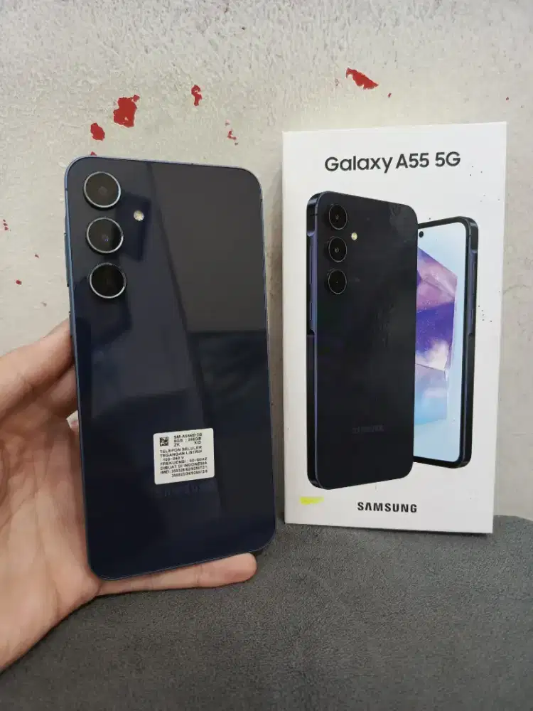 Samsung A55 5G 8/256 Garansi Resmi ON, Fullset Ori, Nominus, Mulus