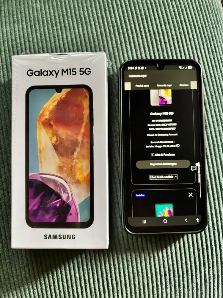 Samsung Galaxy M15 5G RAM 6GB ROM 128GB Garansi Resmi Samsung Like New