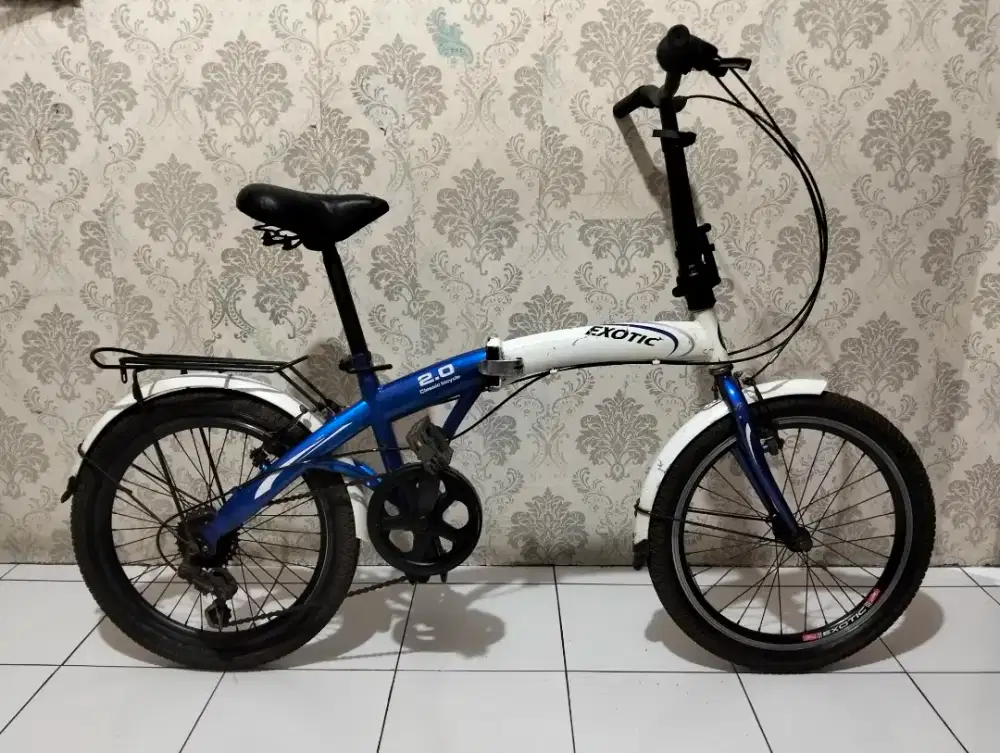 Sepeda lipat anak ukuran 20 untuk umur 5-15 tahun