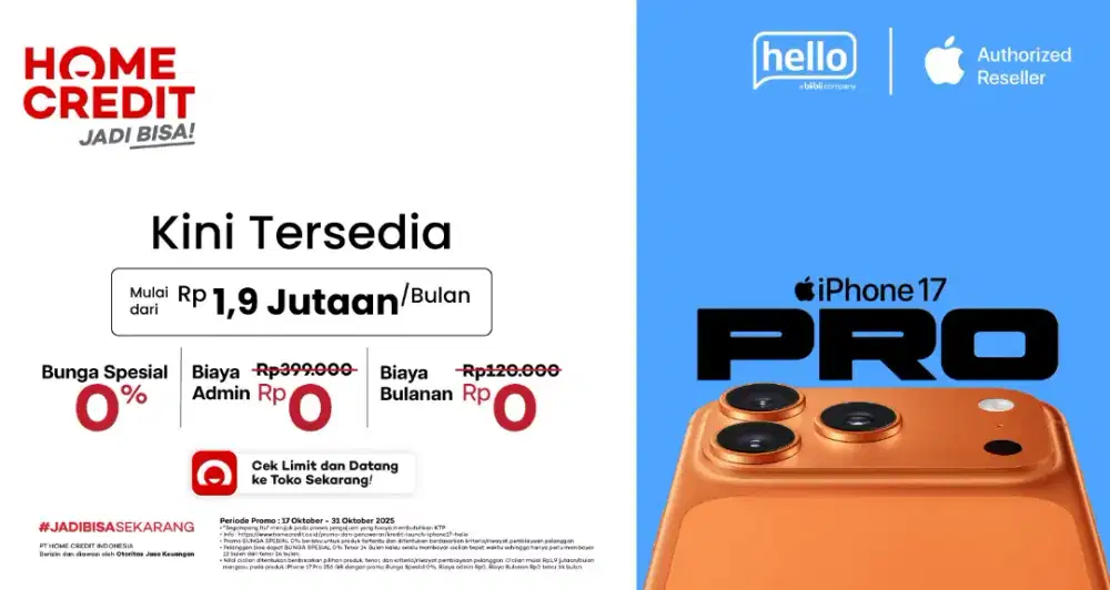 Iphone 17 promax cicilan tanpa kartu kredit