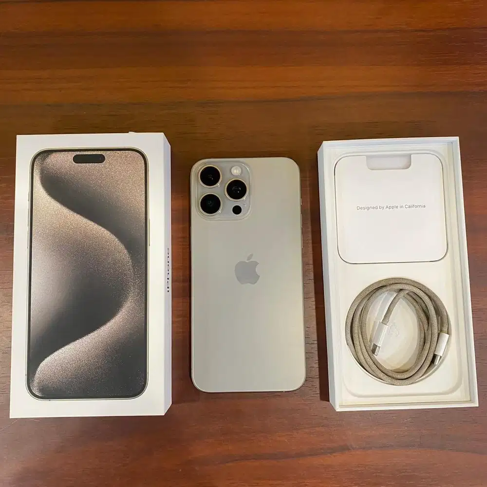 Iphone 15pro max 256 Natutal ex Ibox fullset