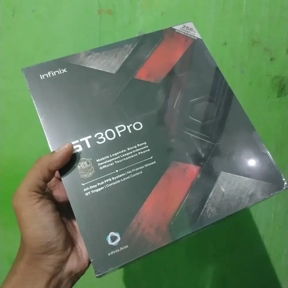 Infinix GT 30 Pro 5G dark flare 8/256GB special box gaming kit BNIB