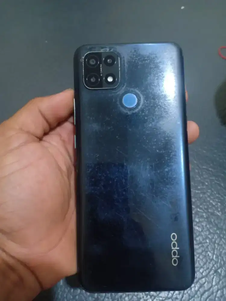 Oppo A15S ram 6/128 MSI irian batangan minus fp/tombol volume arh bwah