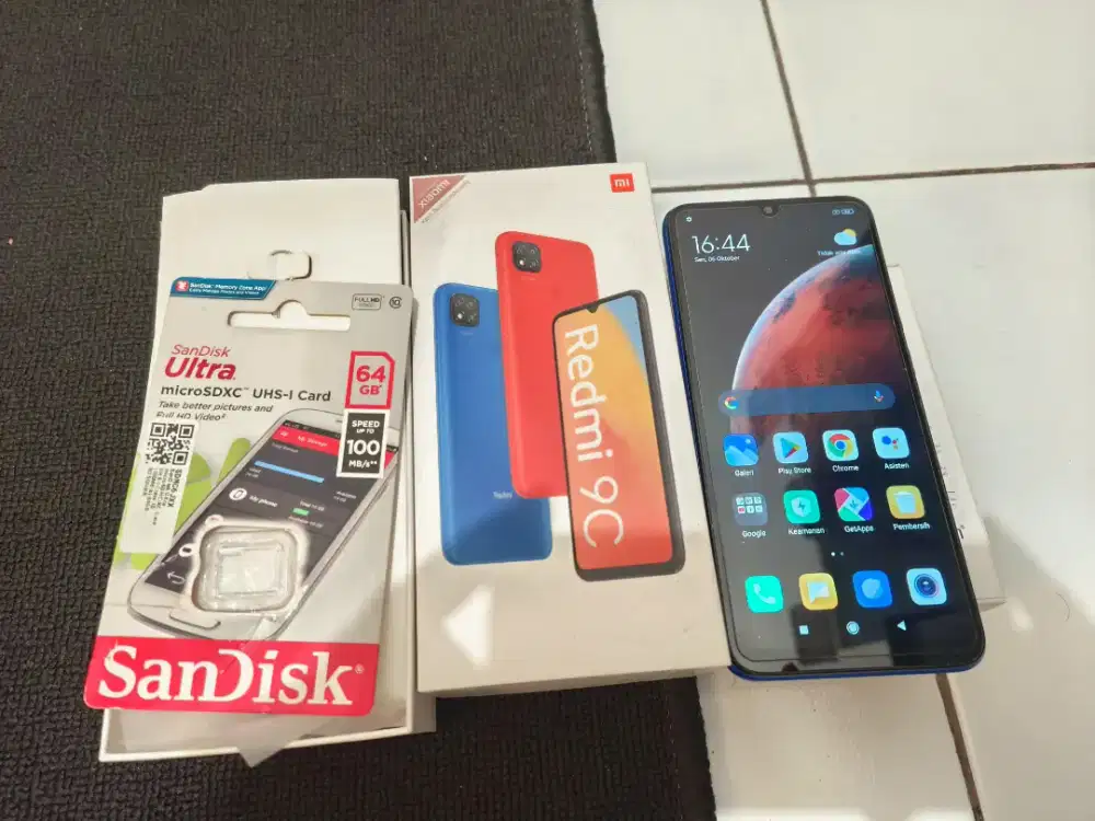 Redmi 9C 3/32 + Bonus Micro SD 64GB Sandisk