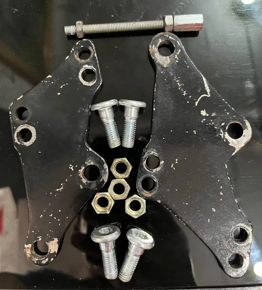 Peninggi step/fotstep includ sambungan gigi ninja 250 fi/ninja karbu