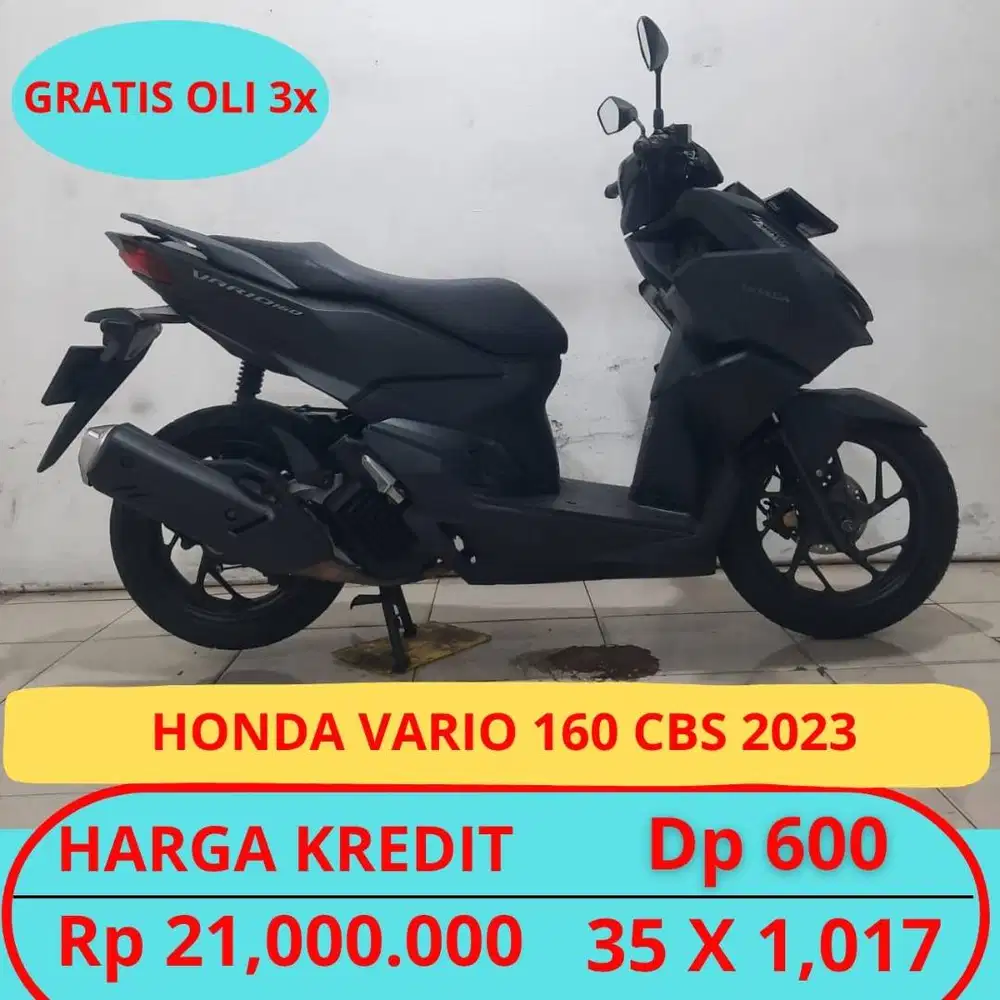 Honda Vario 160 Cbs 2023 Dp Murah Hanya 600 Ribu