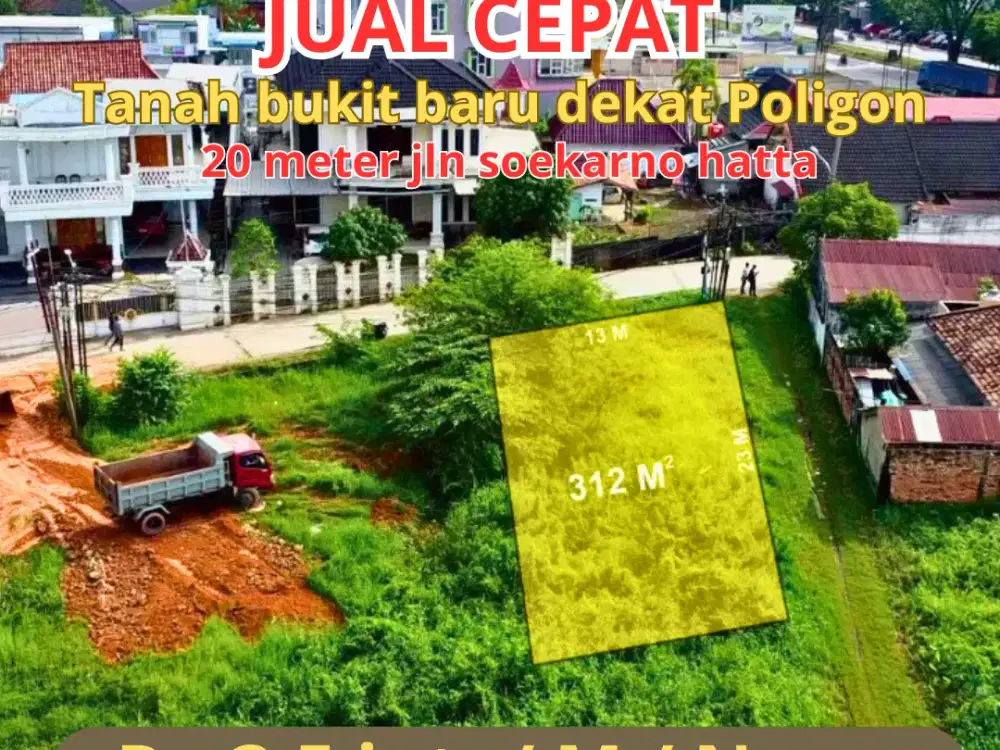Tanah strategis cocok untuk kantor atau pergudangan