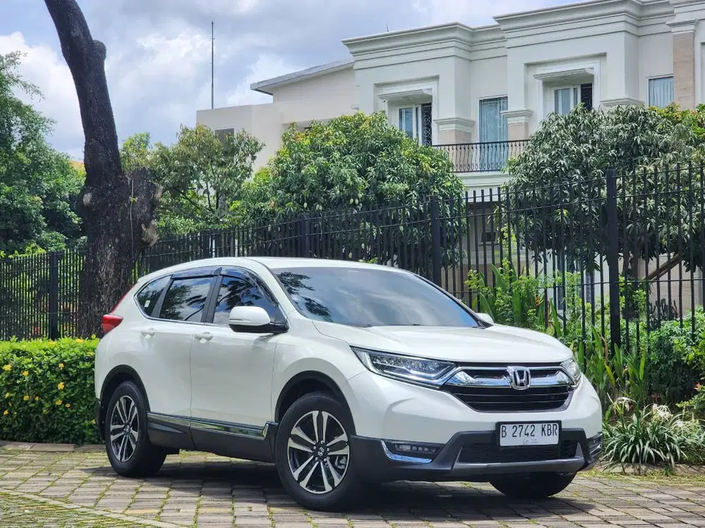 KM.56.RB ANTIK| CRV PRESTIGE TURBO 1.5 AT 2019 PUTIH RASA BARU SEGER!!