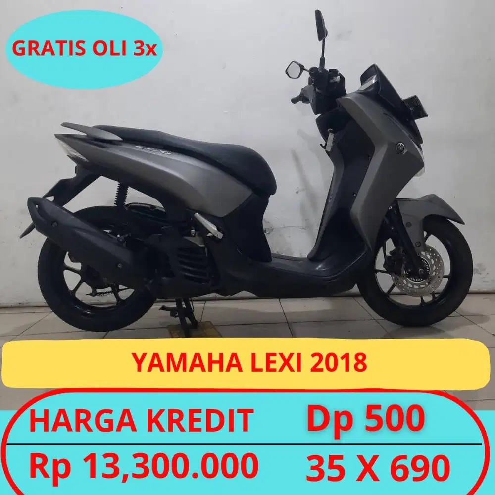 Yamaha Lexi 2018 Garansi Mesin. Gratis Oli 3x.Free Ongkir