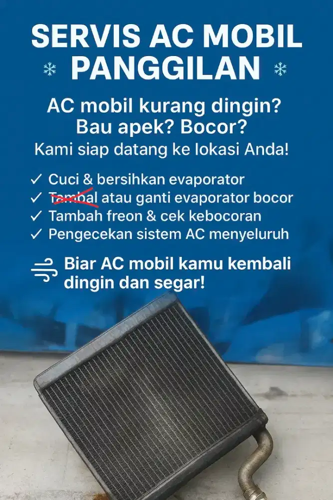 JASA SERVIS AC MOBIL PANGGILAN