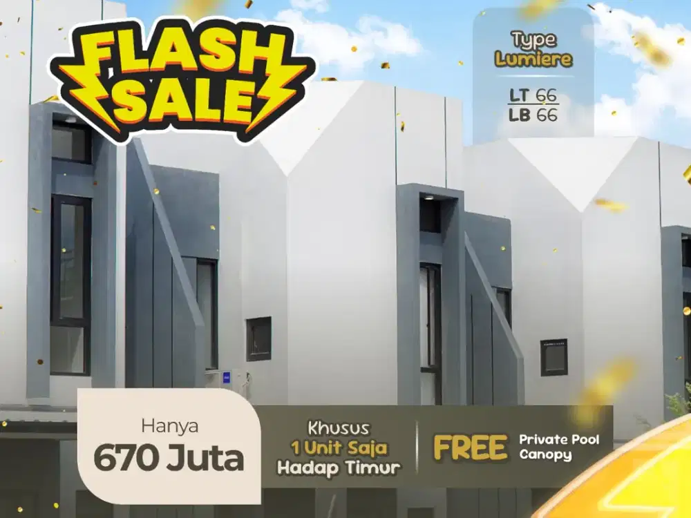 Flash Sale Hanya untuk 1 unit villa dekat Jatim Park Kota Batu