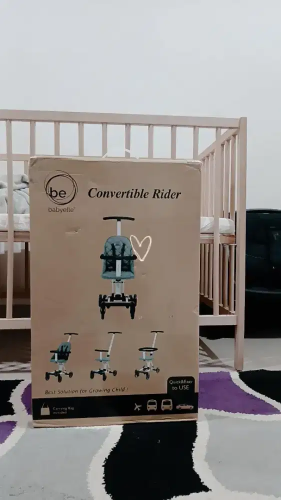 Stroller Convertible Rider Babyelle