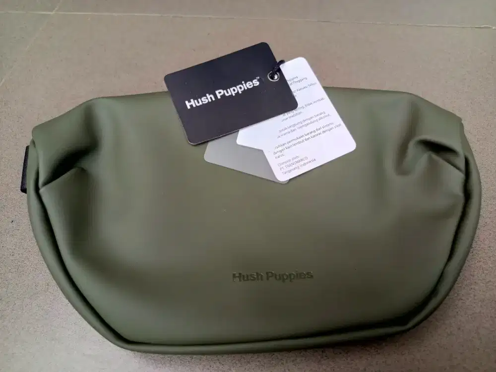 Hush puppies waist bag tas slempang baru adidas nike reebok puma asics