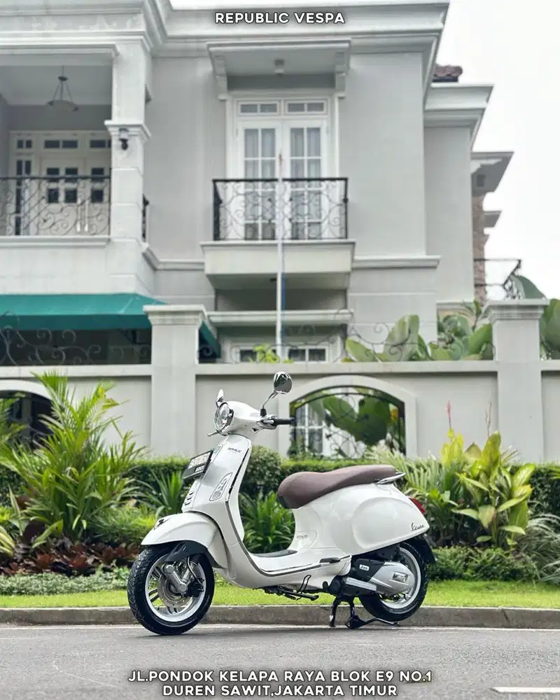 PIAGGIO VESPA PRIMAVERA 150 IGET ABS TH 2018 WARNA WHITE