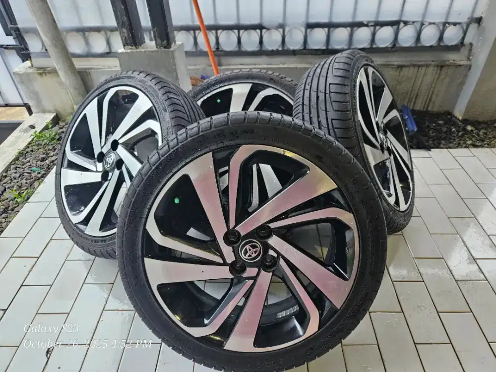 Jual Velg OEM raize R17 pcd 4x100 + ban 2025