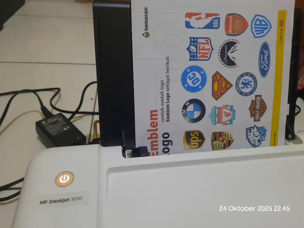 Printer HP deskjet 1010 tinta infus