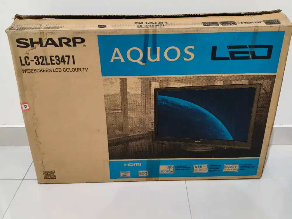 Jual tv sharp 32 in LED  jarang pakai