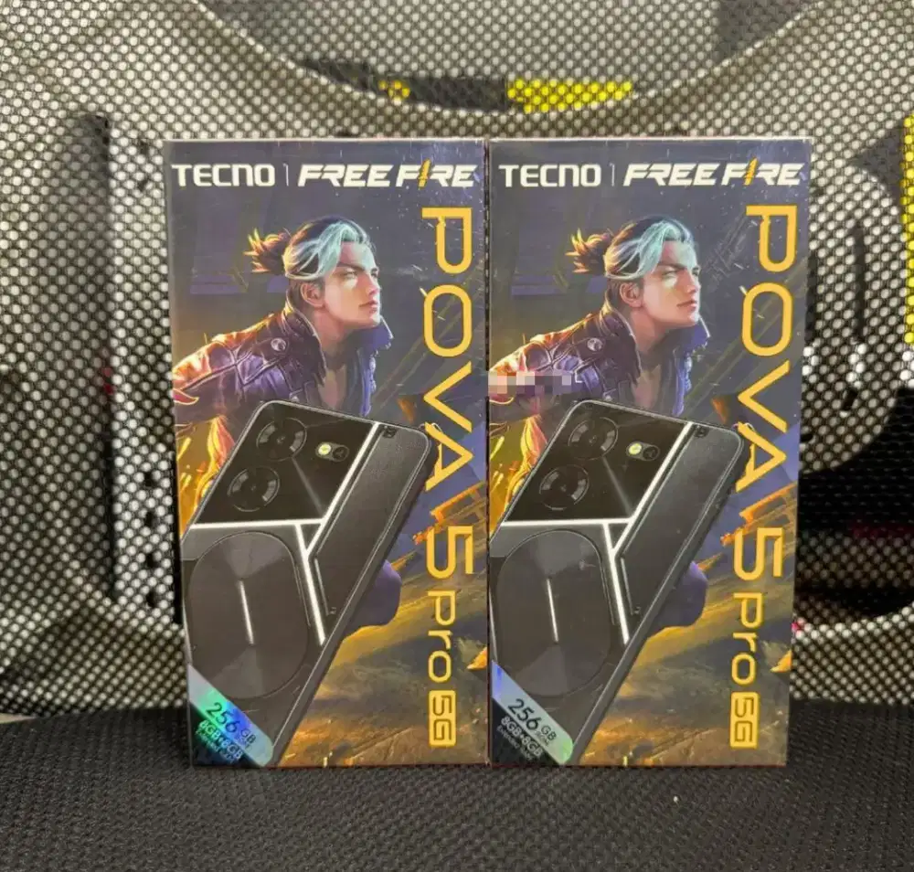 TECNO POVA 5 PRO 5G GAMING 8/256GB BARU SEGEL ORIGINAL GARANSI RESMI