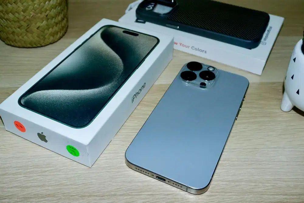 Jual iPhone 15 Pro Max 256 GB iBox Fullset