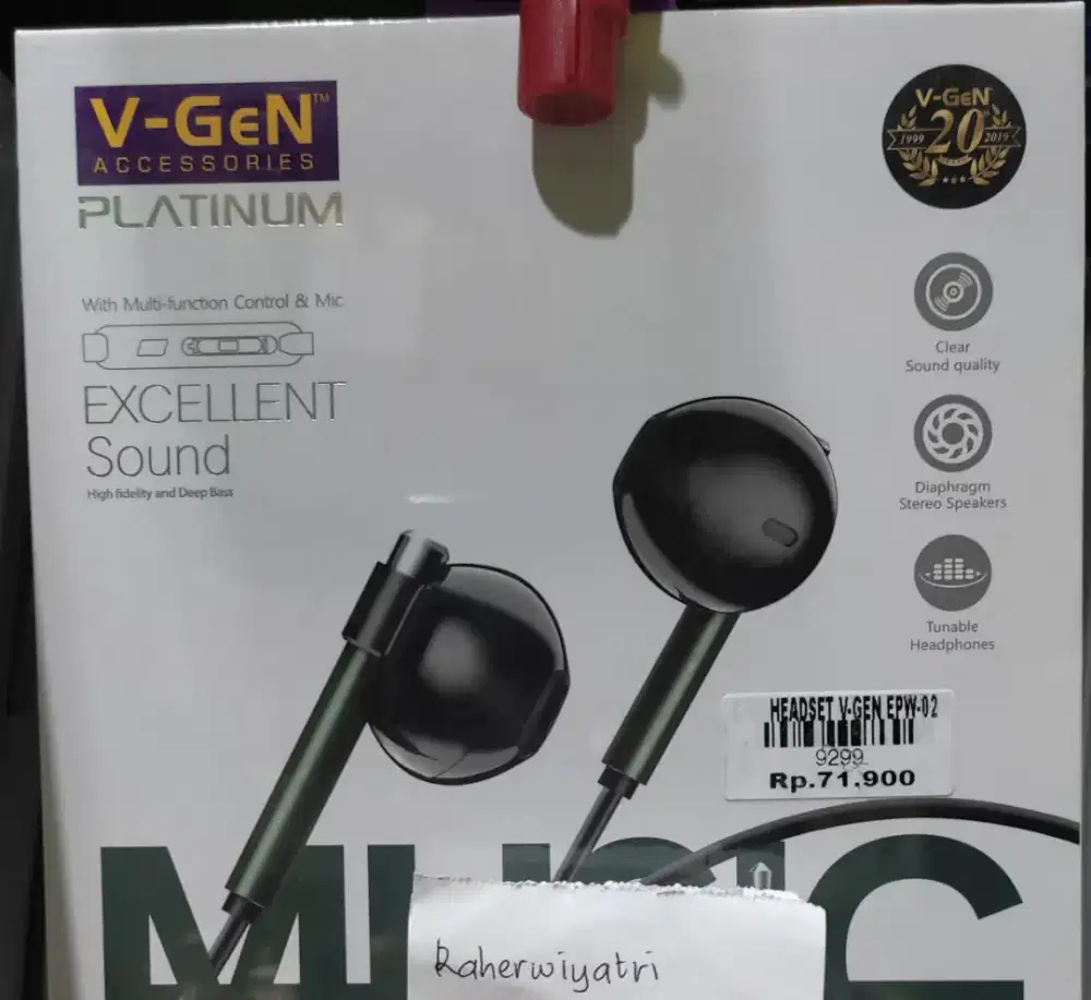 Headset V-GEN EPW-02