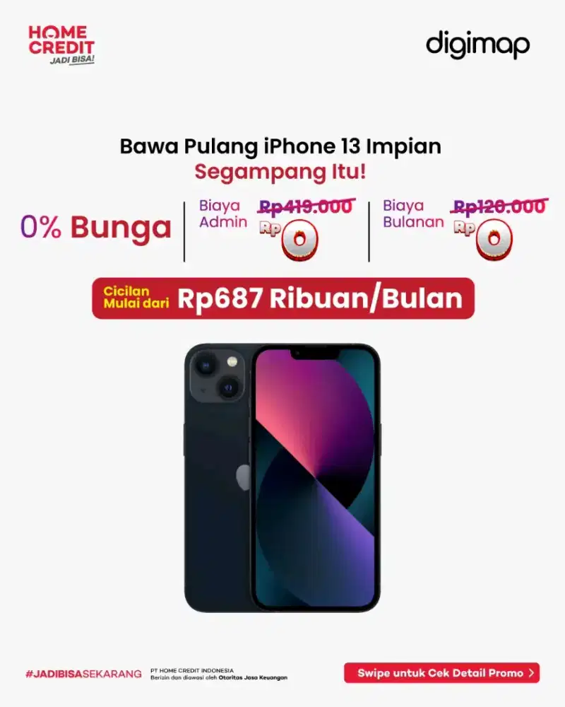 segampang itu dapatkan cicilan gadged  bunga 0%