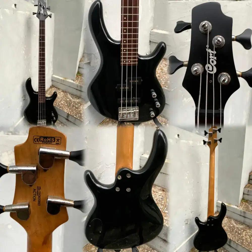 GITAR BASS CORT ACTION BLACK MII 2009 ORIGINAL