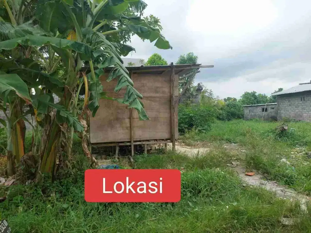 Jual Tanah Luas 122m² Lokasi Antasura Denpasar Utara Area Hunian Strategis