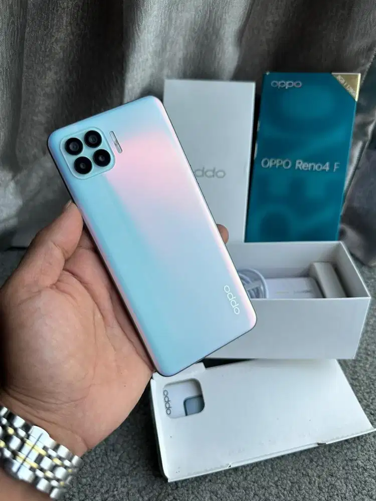 Oppo reno 4F 8/128 gb second mulus murah normal