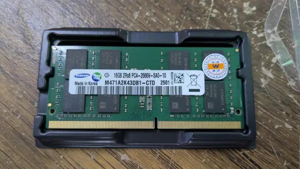RAM SODIMM DDR4 2666MT/s 16GB SAMSUNG