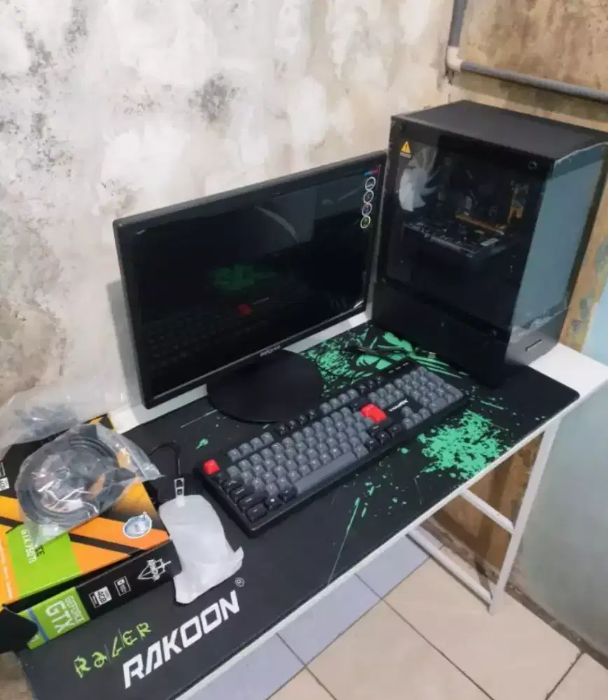 Pc Gaming Set Monitor 19 Inch