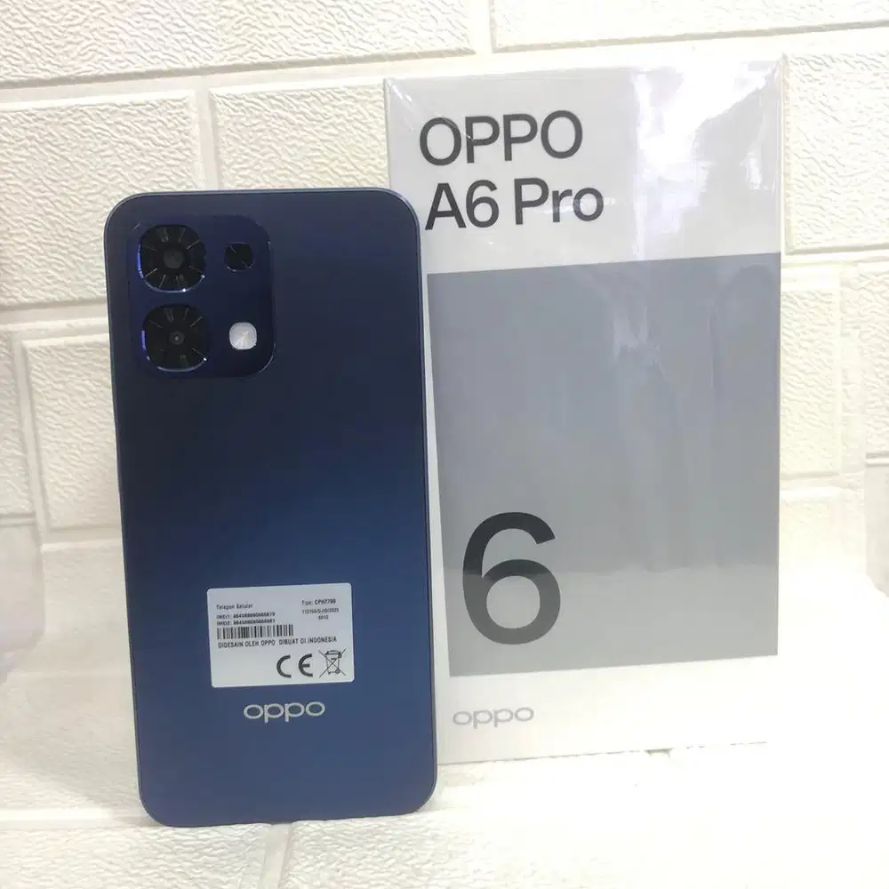 Oppo A6 pro 4G 8/128 open dos only grs 10/2026 super like new