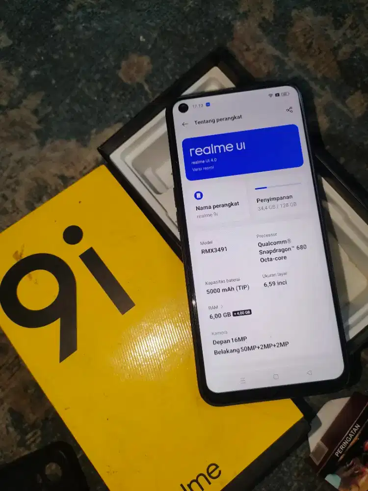 Hp Realme 9i 6/128 Original
