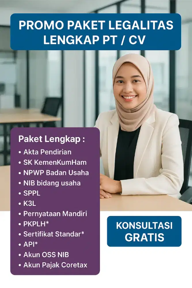 Perlengkapan Usaha Kantor PT