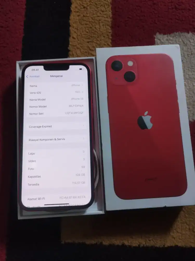Iphone 13 128 ibox fullset ori