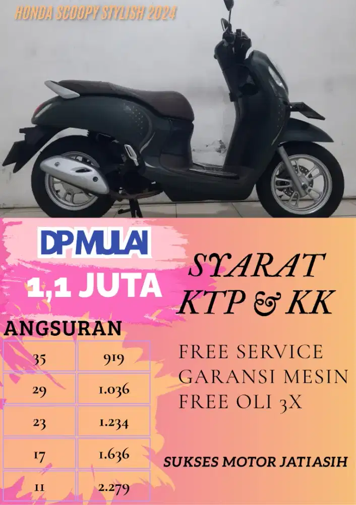 HONDA SCOOPY STYLISH 2024