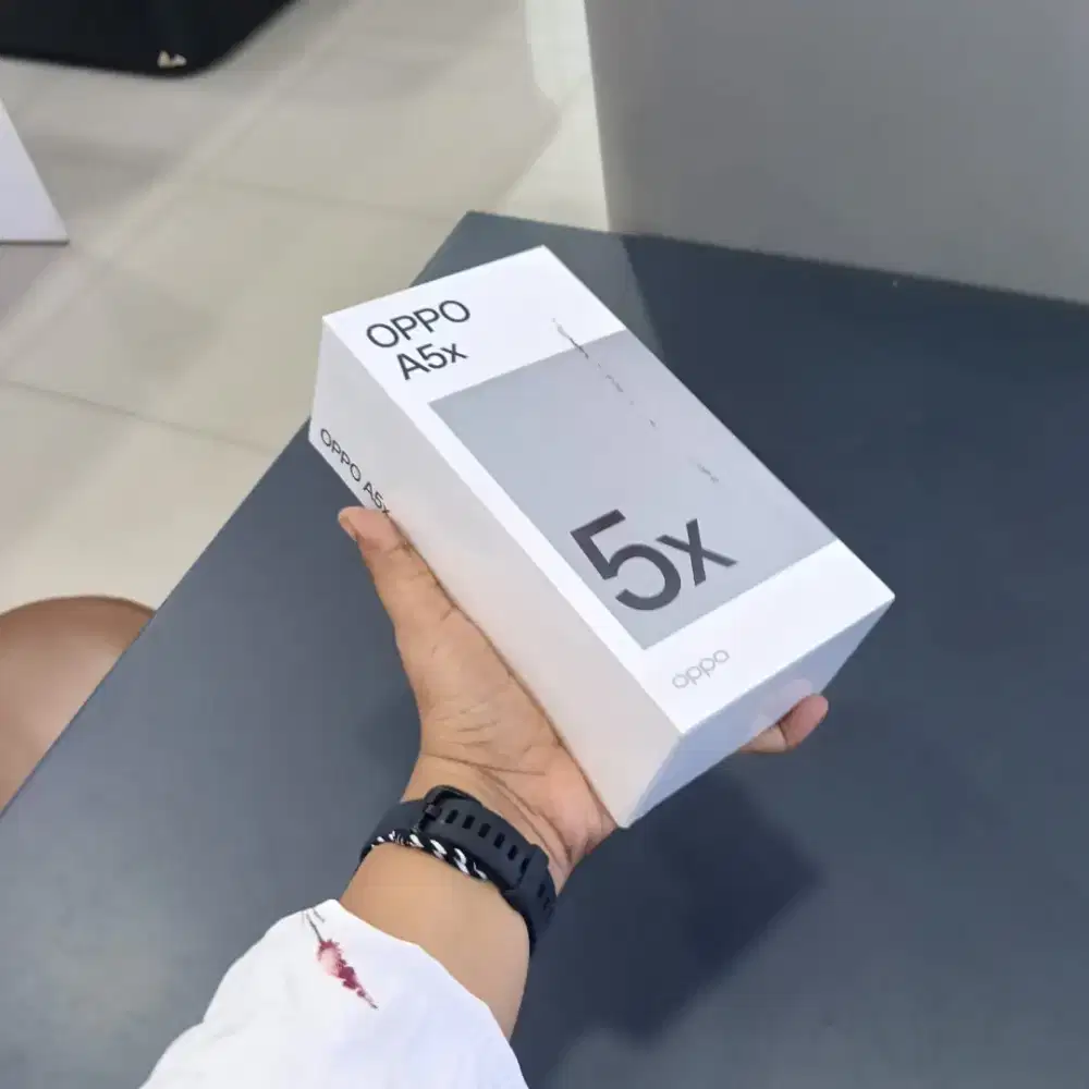 OPPO A5X RAM 4/128 GB BARU WARNA PUTIH