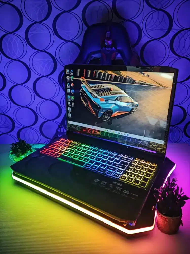 Laptop Render Gaming Acer Nitro 5 Core i7 Ram 16/512gb Ssd Vga Rtx COD