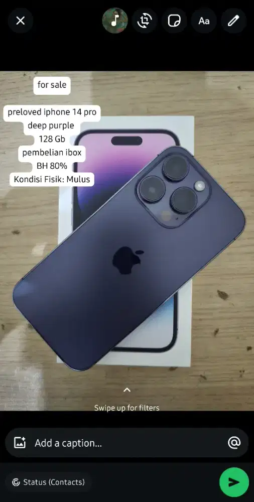 iPhone 14 Pro Purple 128gb iBox