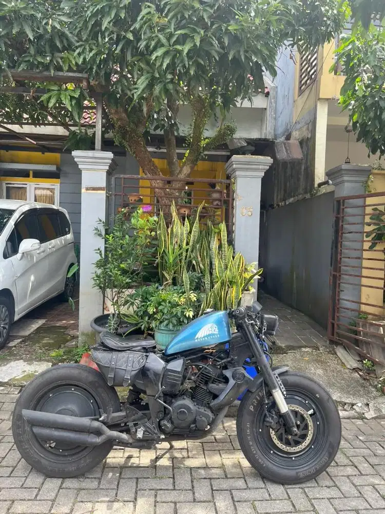 yamaha byson custom bobber jok lipat