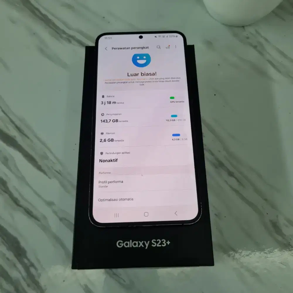SAMSUNG GALAXY S23+ 8/256 SEIN SECOND RESMI ORIGINAL