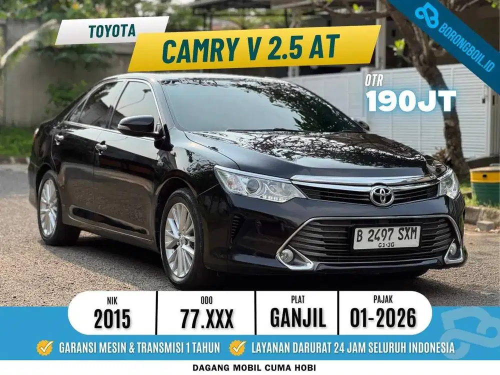 CAMRY 2.5 V AT 2015 SIAP PAKAI