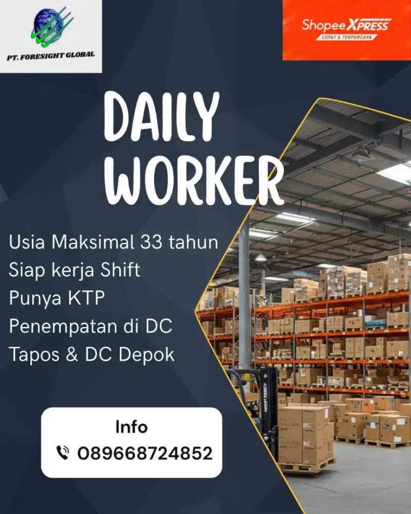 Lowongan Kerja Daily Worker